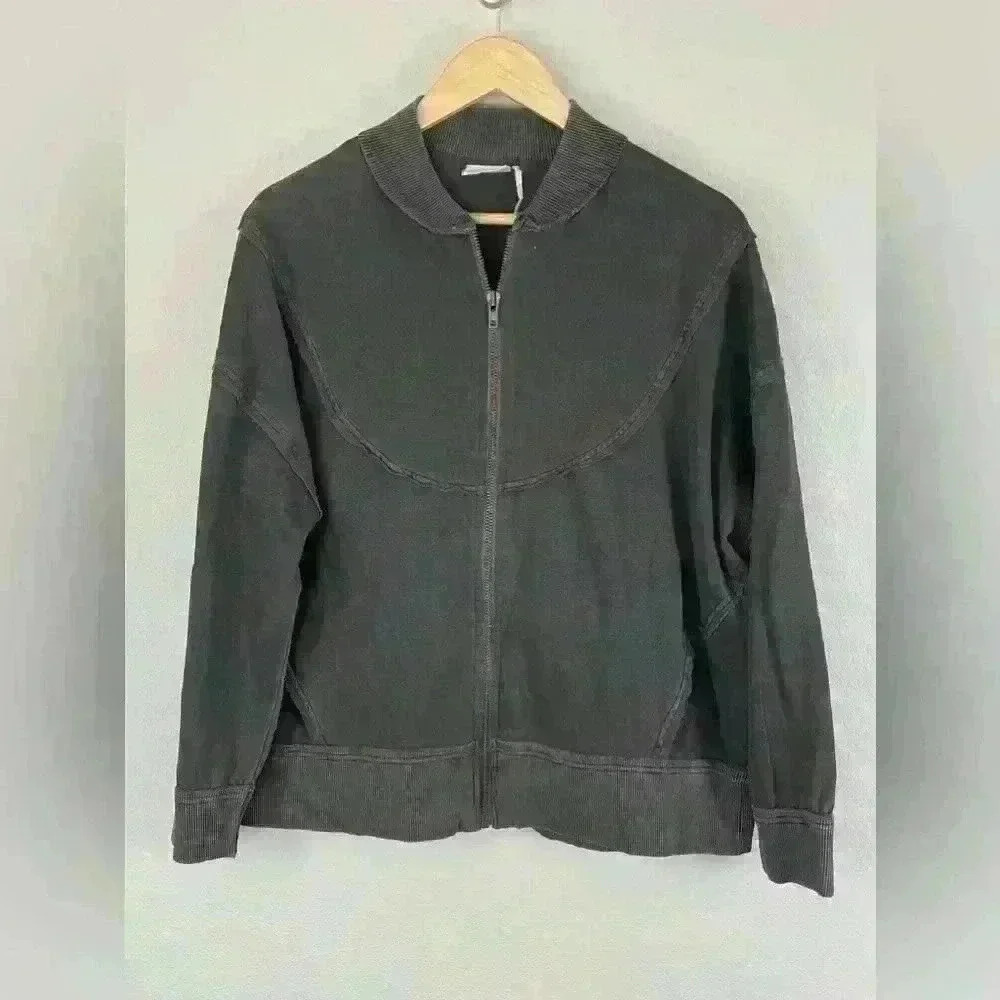 Out From Under Urban Outfitters Faye Oversized Zip-Up Sweatshirt Women's Small - Picture 4 of 16